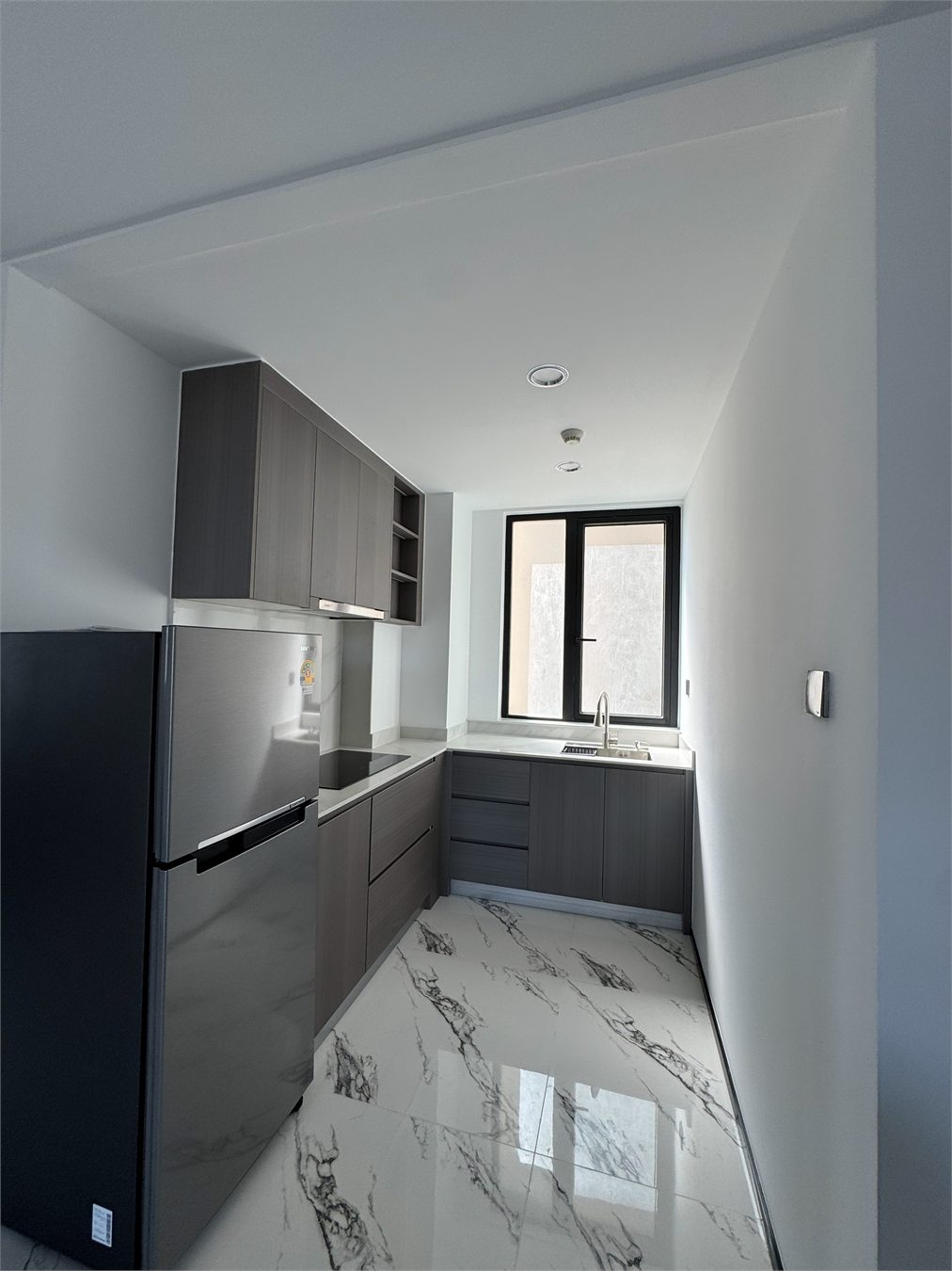 City View Furnished Two Bedroom Residence interior at The Pinnacle Residence in Phnom Penh